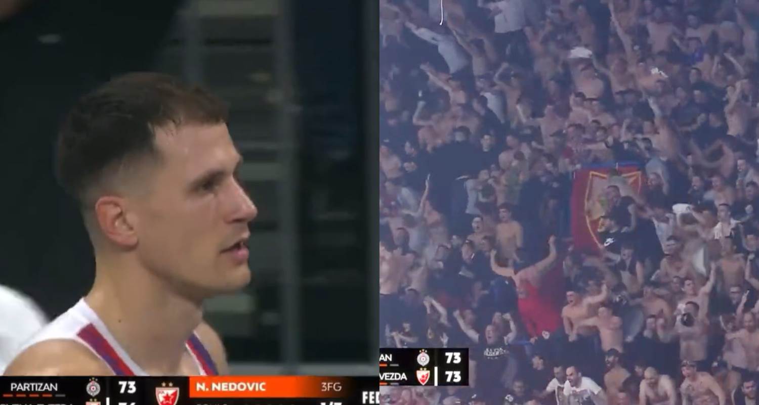 Nemanja Nedović trojka za pobedu u derbiju Partizan Zvezda Mondo