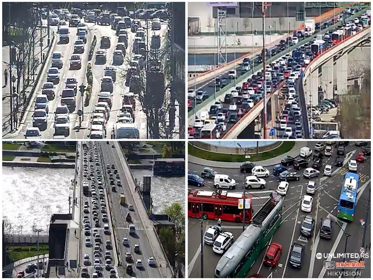 Gužva u saobraćaju u Beogradu | Mondo