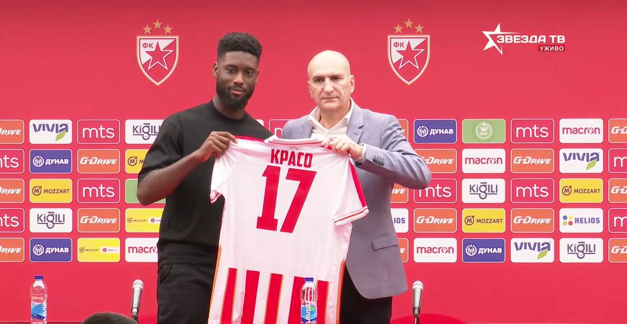 Žan FIlip Kraso predstavljen u Crvenoj zvezdi | Mondo