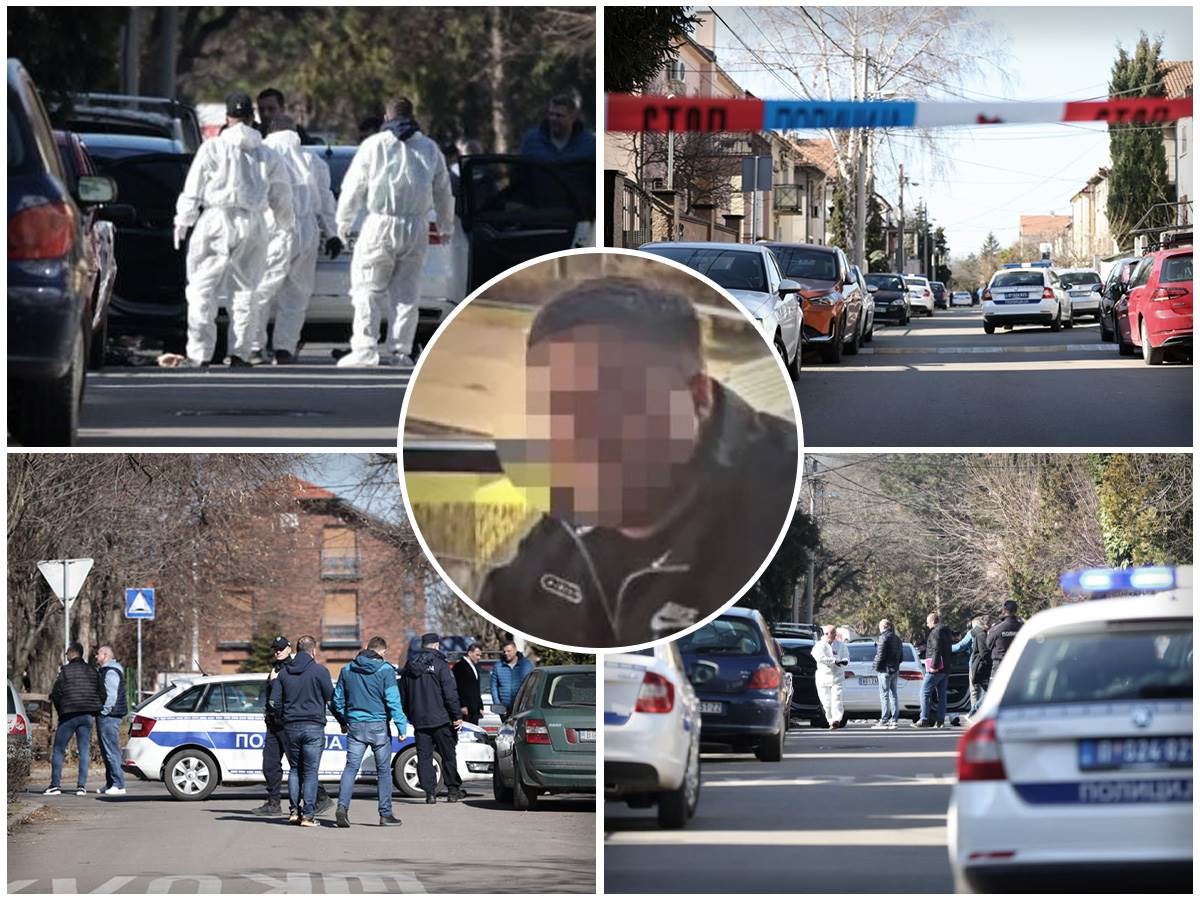 Šuša izrešetan ispred kuće u Zemunu, kamere sve snimile! Overen u glavu usred dana, objava udovice ledi krv (Foto)