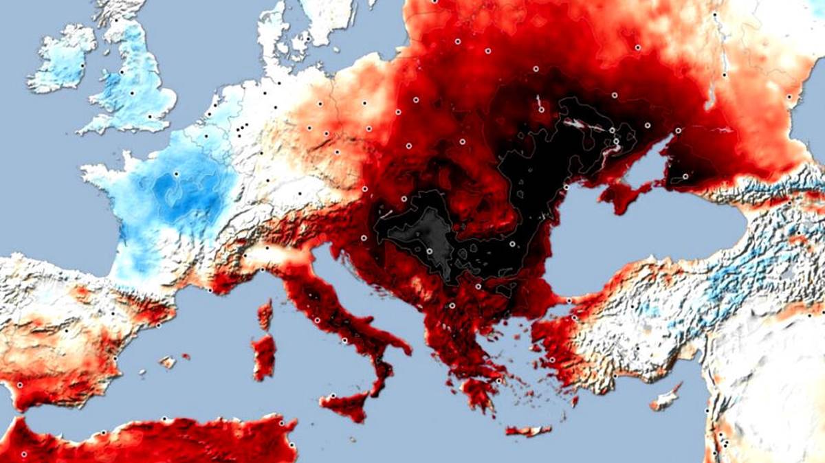 Mapa toplotnog udara u Evropi, Srbiju očekuju superćelijske oluje | Mondo