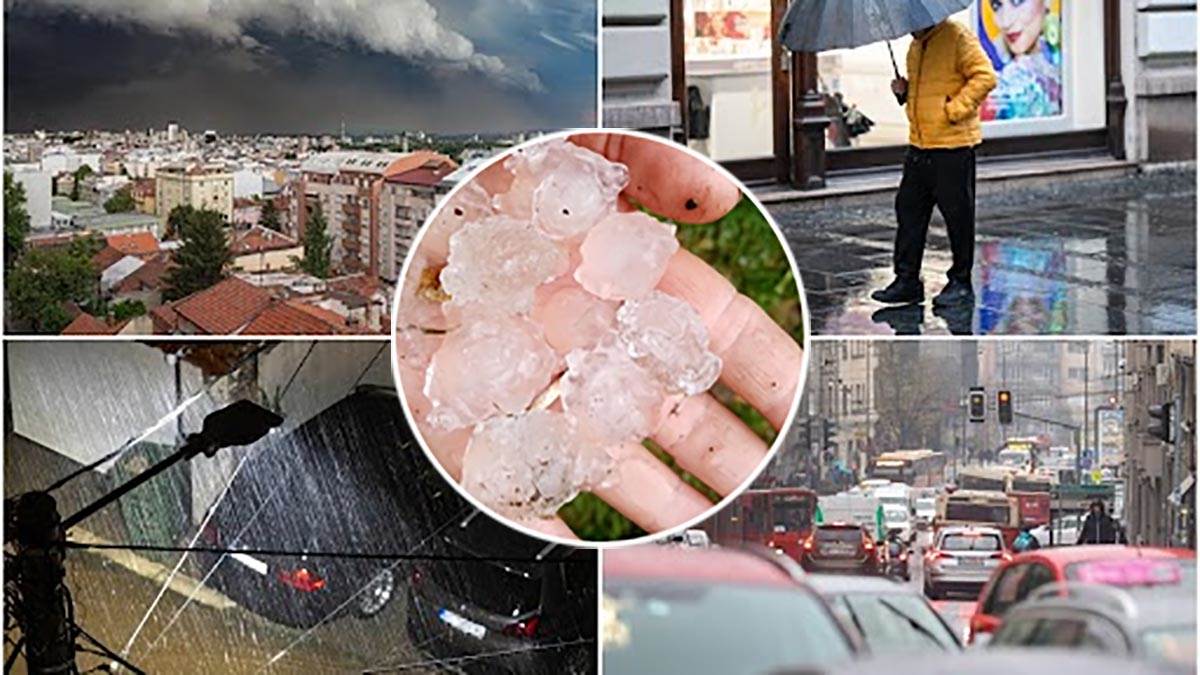 Jak grad pada u Aranđelovcu snimak | Mondo TV