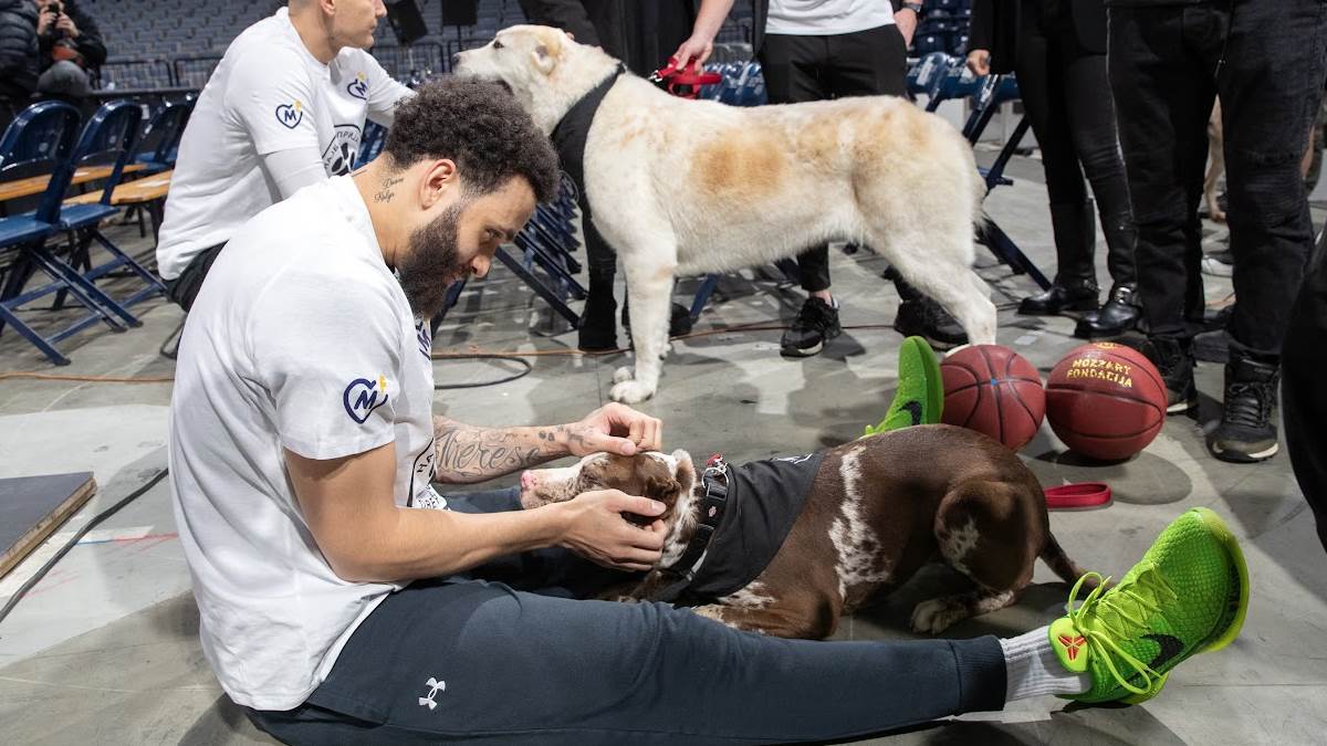 Partizan u Areni imao posebno društvo: Pred meč sa Fenerbahčeom crno-beli podržali posebnu akciju