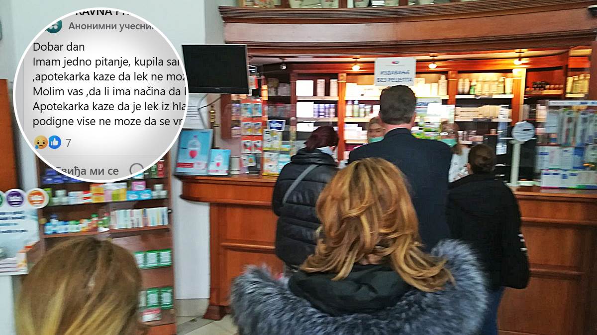 "Kupila sam greškom lek, u apoteci neće da mi vrate novac": Farmaceutski tehničar nam objašnjava zbog čega