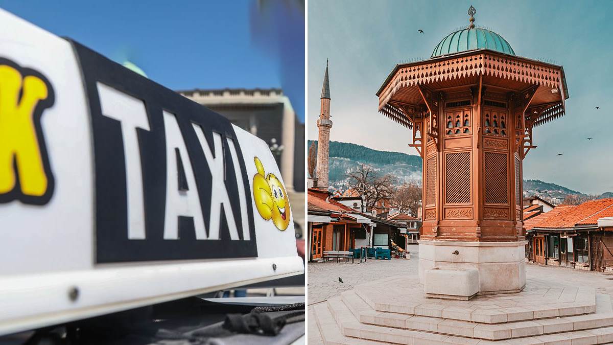 "Ne čestitajte mi Novu godinu, ne zanima me": Taksista iz Sarajeva ima poruku za mušterije u novogodišnjoj noći (Foto)