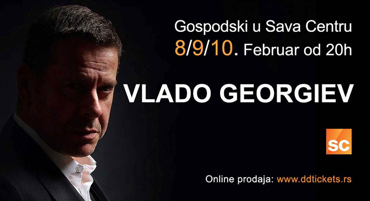 Muzički spektakl koji se ne propušta: Vlado Georgiev priprema „gospodske“ koncerte u Sava Centru