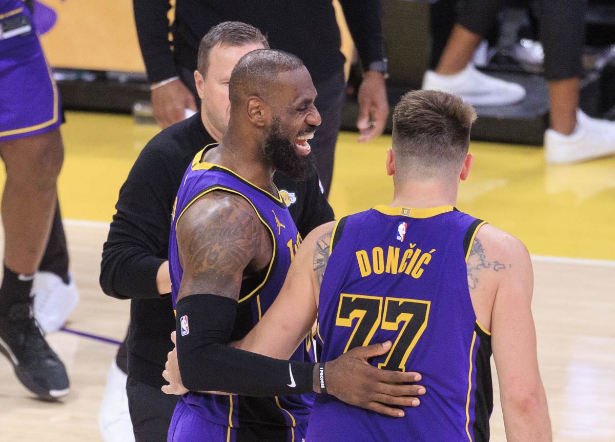 Lebron "pecnuo" Dončića pred kamerama: Pogledajte šou u Los Anđelesu