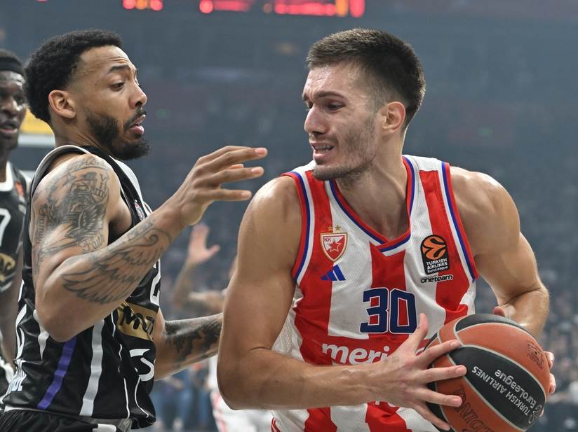 Zvezda i Partizan nedeljama čekali da Gudurić prelomi meč: Ovako sad izgleda tabela Evrolige