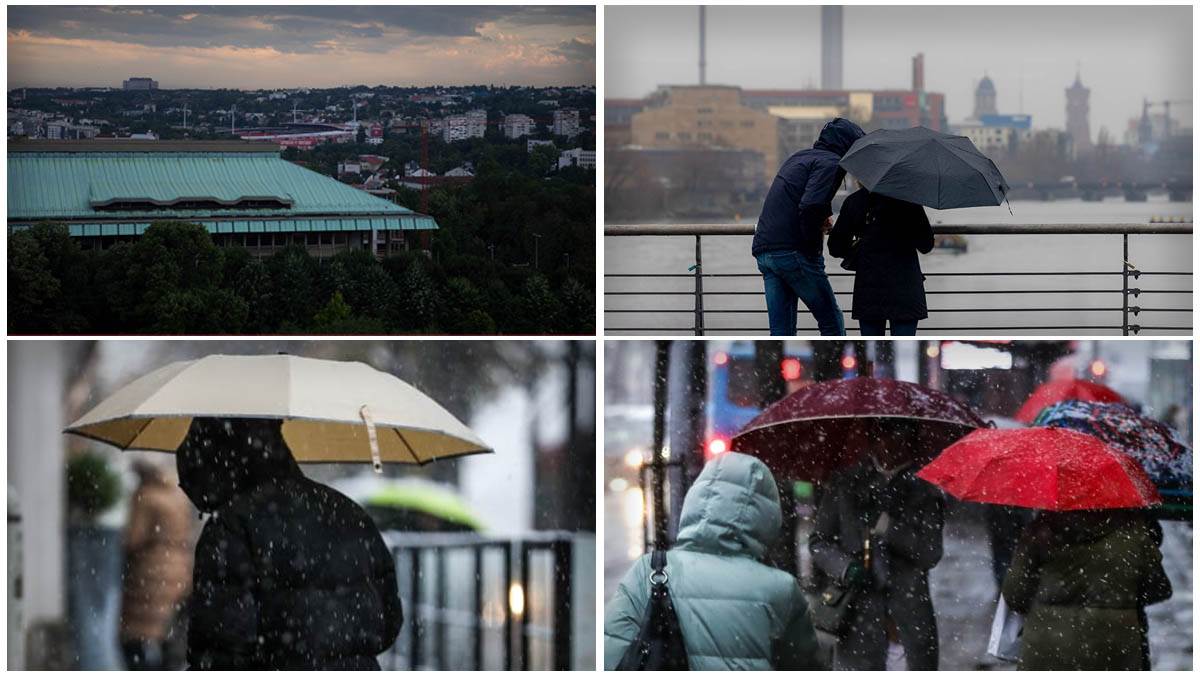 Večeras nas očekuje kiša, a na planinama i sneg