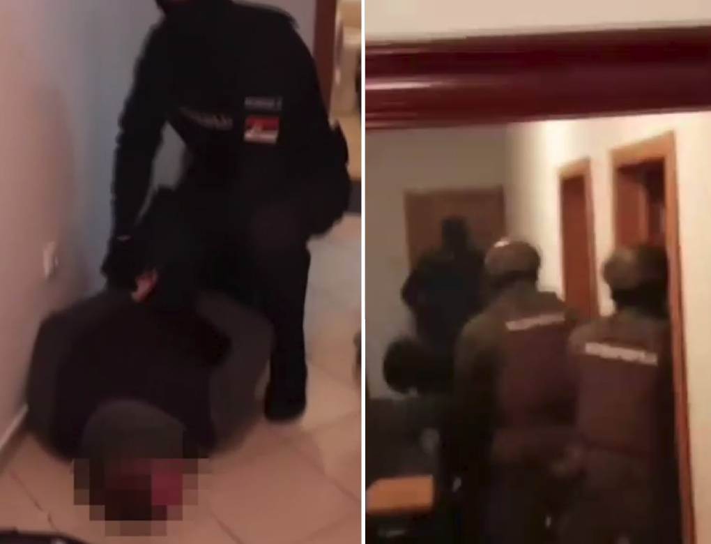 novi sad prebijanje mladici policija hapsenje video snimak