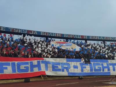 Bura pred meč BiH - Italija: Navijači iz Banjaluke dali podršku "Azurima"