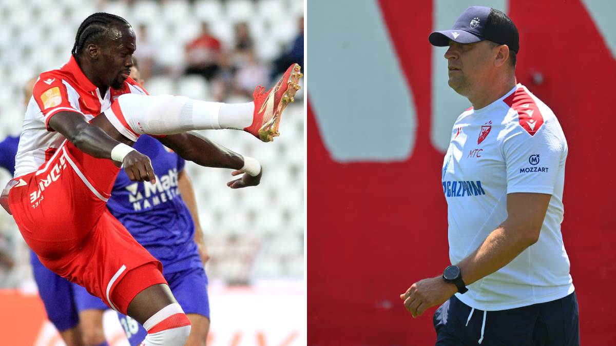 Zvezda se je znašla v težavah pred Ligo prvakov: Milojević brez prvega napadalca