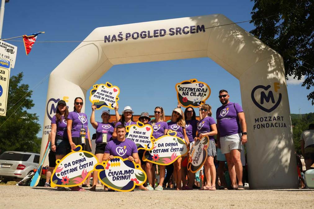 Fondacija Mozzart očistila Drino ob Drsniški regati