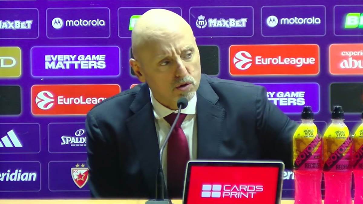"Ne razumem zašto stalno pričaju o tome": Obradović otkrio gde leže problemi Zvezde pred važan meč
