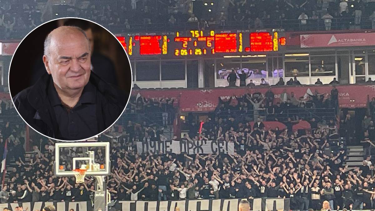 "Dule, drž' se": Navijači Partizana poslali poruku Vujoševiću