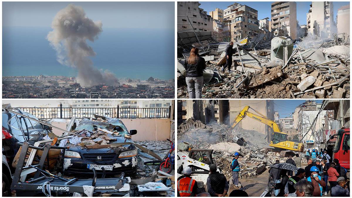 Izrael nemilosrdno udario na Liban: Ovo je trenutak kada je raketa uništila zgradu u Bejrutu, ima mrtvih i ranjenih