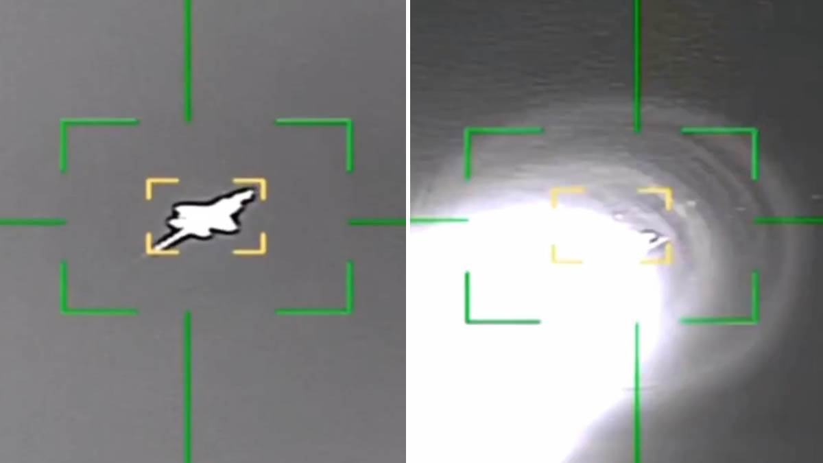 Pojavio se snimak napada na američkog lovca: Avion hitno morao da sleti (Video)