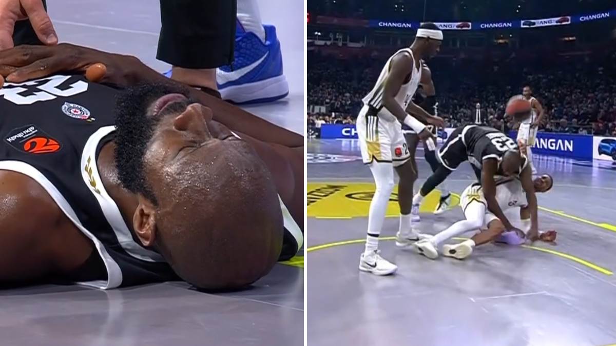 Bolna povreda Partizanovog centra u Areni: Doktor Moma Jakovljević odmah dotrčao do Džekirija