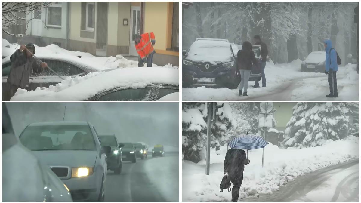 Vetar čupa stabla i nosi krovove u Hrvatskoj: Škole zatvorene u 4 županije, sneg paralisao saobraćaj (Foto)
