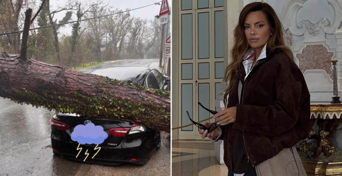 Uništeno dvorište Nikoline Pišek, a auto demoliran: Voditeljka objavila dramatične kadrove, šteta ogromna