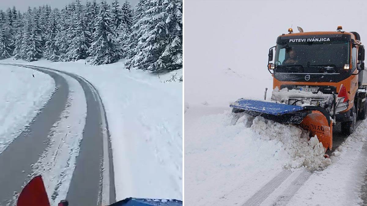 Prizor sa srpske planine kao u sred zime: Sve se zabelelo, napadalo 25 centimetara snega (Video)
