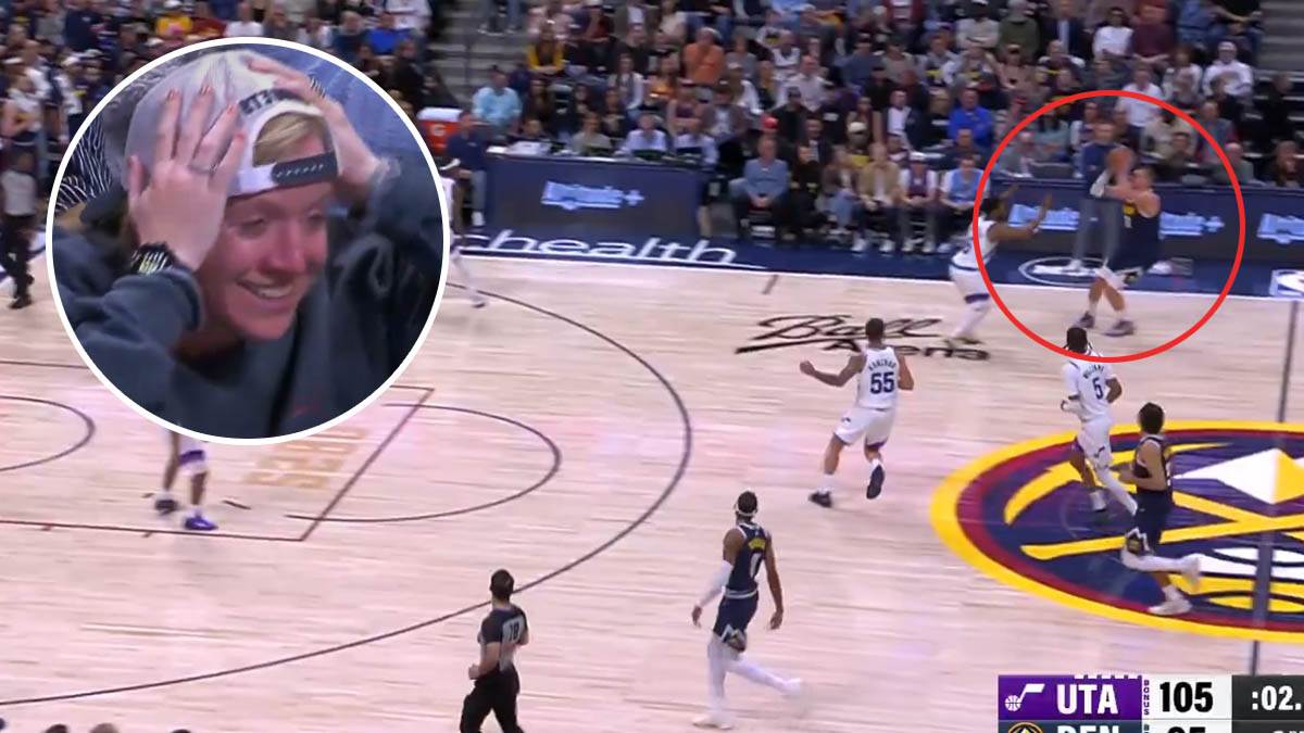 Nemoguć šut Nikole Jokića: Pogodio trojku kakvu samo on može i to stoti put u karijeri