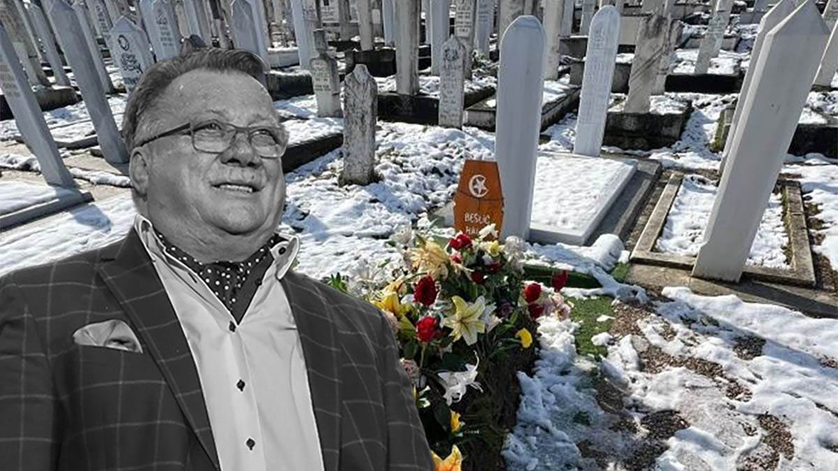Osvnula potresna poruka na grobu Halida Bešlića: Misteriozna žena ostavila poruku koja kida dušu