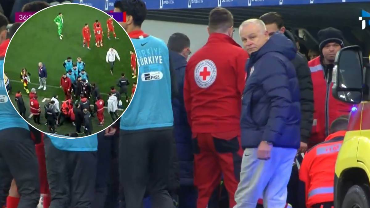 Dramatičan trenutak u Osjeku: Turski trener se srušio pored terena, odmah prevezen u bolnicu