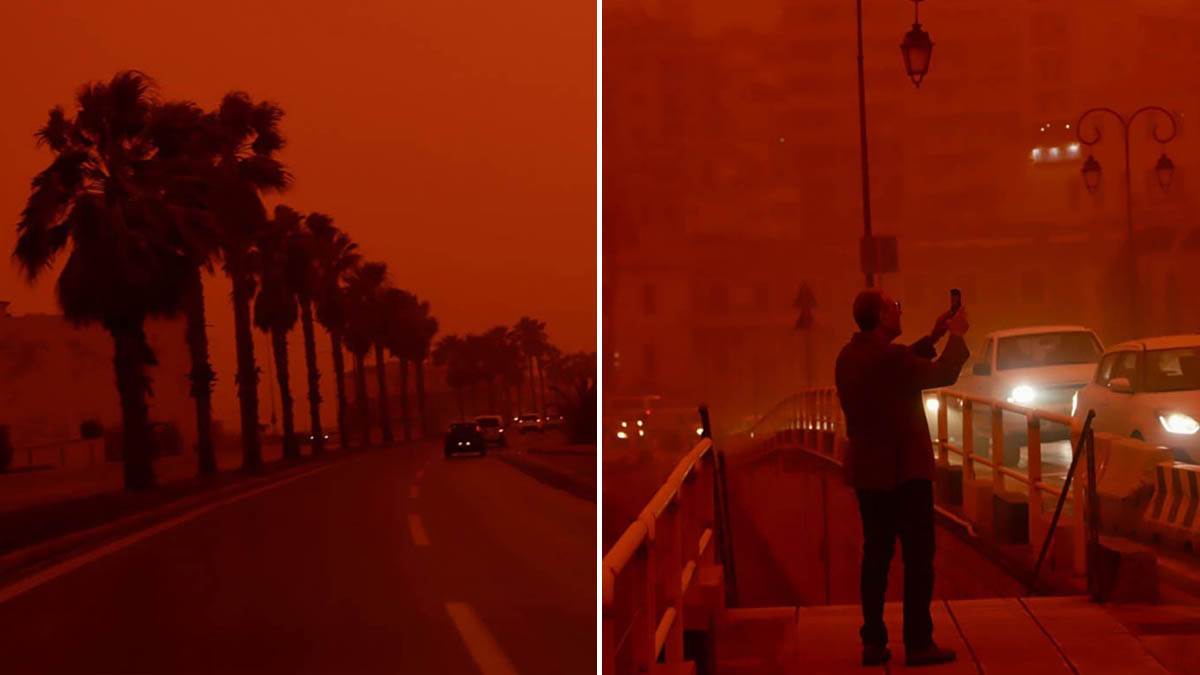 Nebo nad Grčkom postalo krvavo crveno: Ljudi u panici gledali u prizor, usred haosa ima mrtvih (Video)