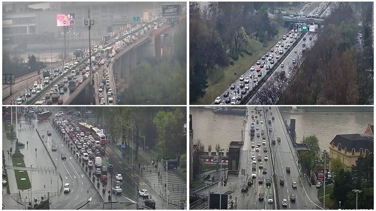 Gužve širom Beograda: Na ovim lokacijama je najkritičnije, vozila mile