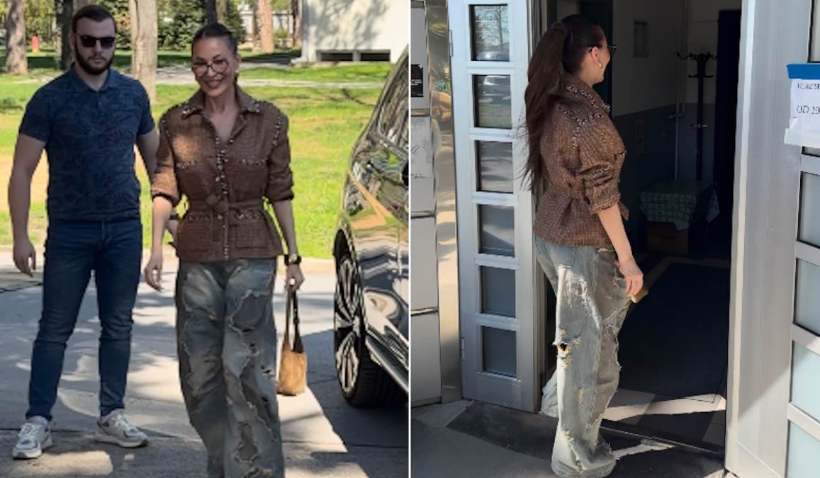 Ceca Ražnatović u neviđenom izdanju na snimanju emisije: Pogledajte šta je zamenilo miniće i mrežaste čarape (Foto)