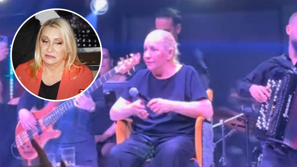 Vesna Zmijanac sedi na stolici, puši i pije tokom nastupa: Šok snimak pevačice se širi mrežama