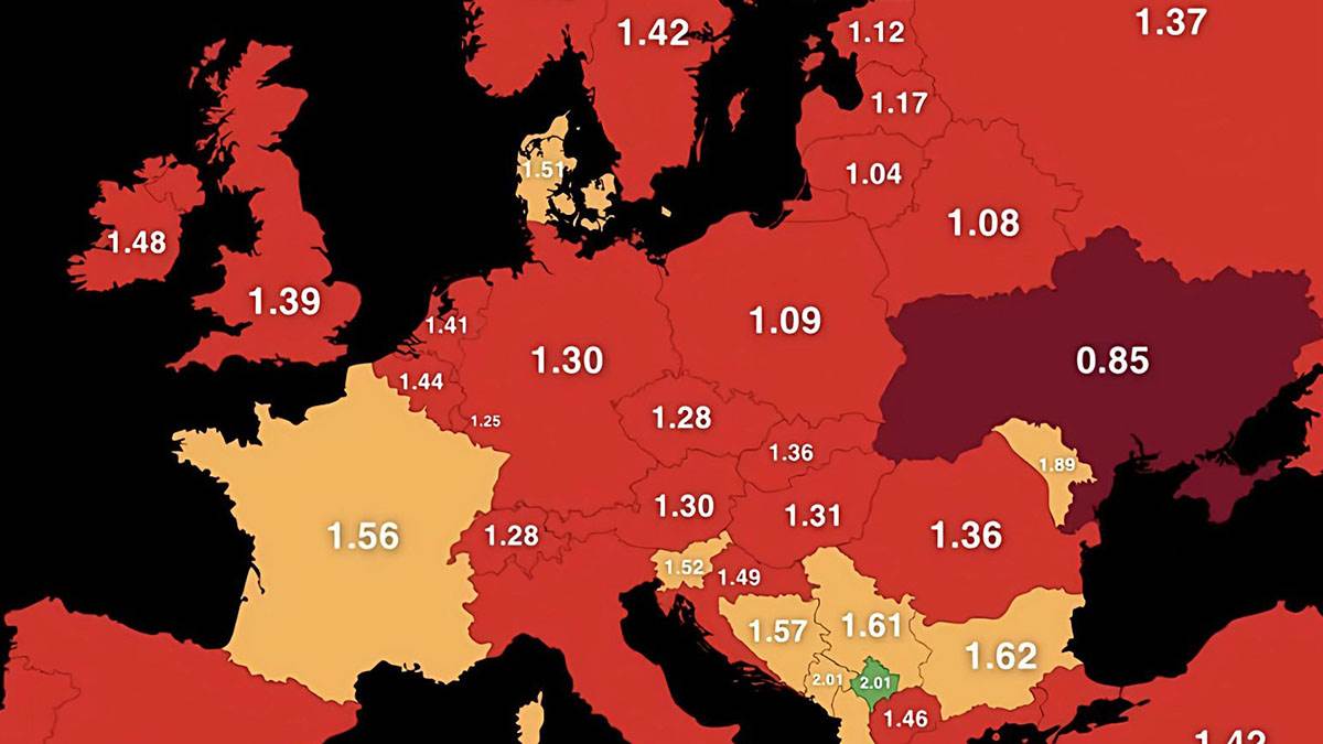 Evropa se prazni: Rekordno nizak natalitet, jedna država završila na istorijskom dnu