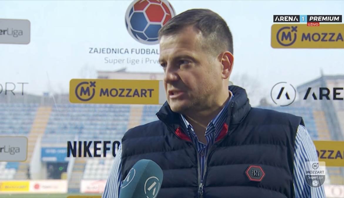 "Jako mi je krivo zbog smrti Vujoševića": Lalatović posle poraza od Partizana pričao o Dušku