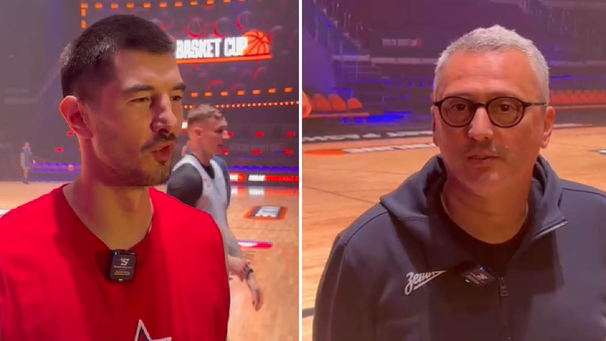 Luka Mitrović se nasmejao kad je u Rusiji video Radonjića: "Biće vremena za sve, ali prvo košarka"