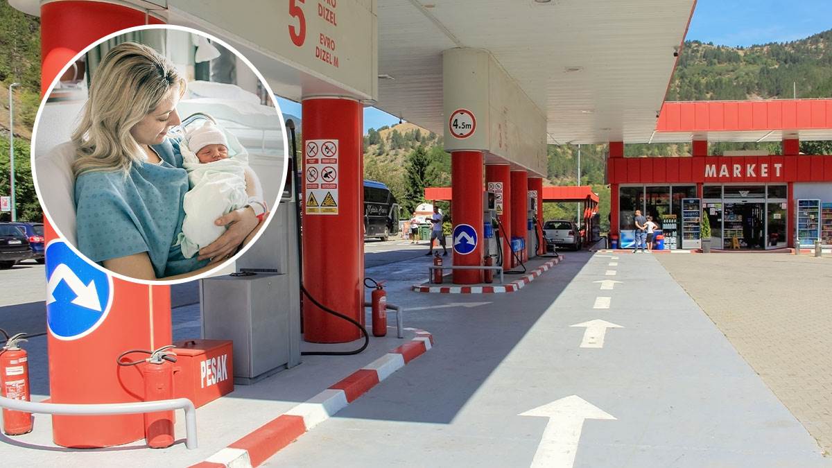 Novi stanovnik planete rođen na pumpi: Hrabra majka na svet donela treće dete kod Malog Požarevca (Foto) 