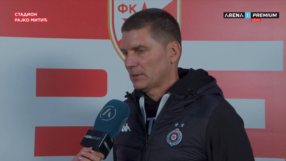 "Zvuči apsurdno, ali sam zadovoljan": Blagojević video dobre poteze Partizana u porazu od Zvezde