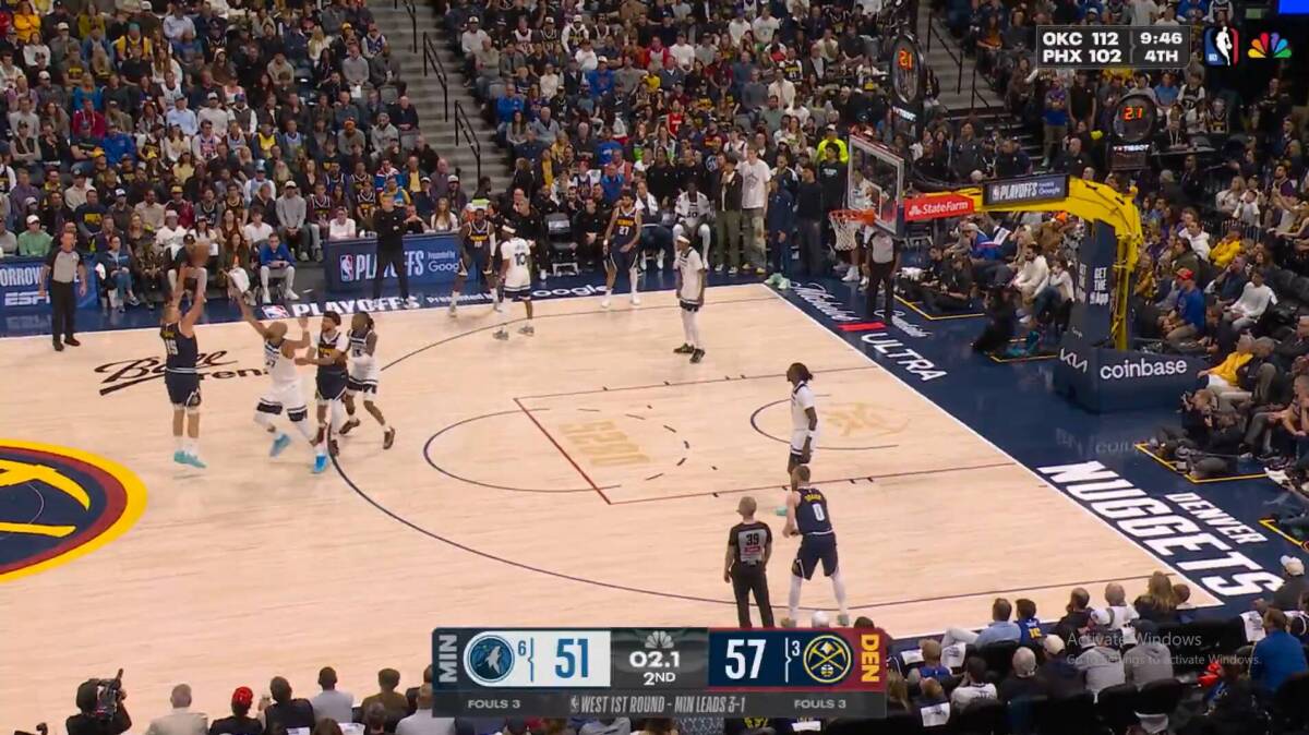 Nemoguća trojka Nikole Jokića: Sa devet metara preko najdužih ruku NBA lige, ovo je ludilo