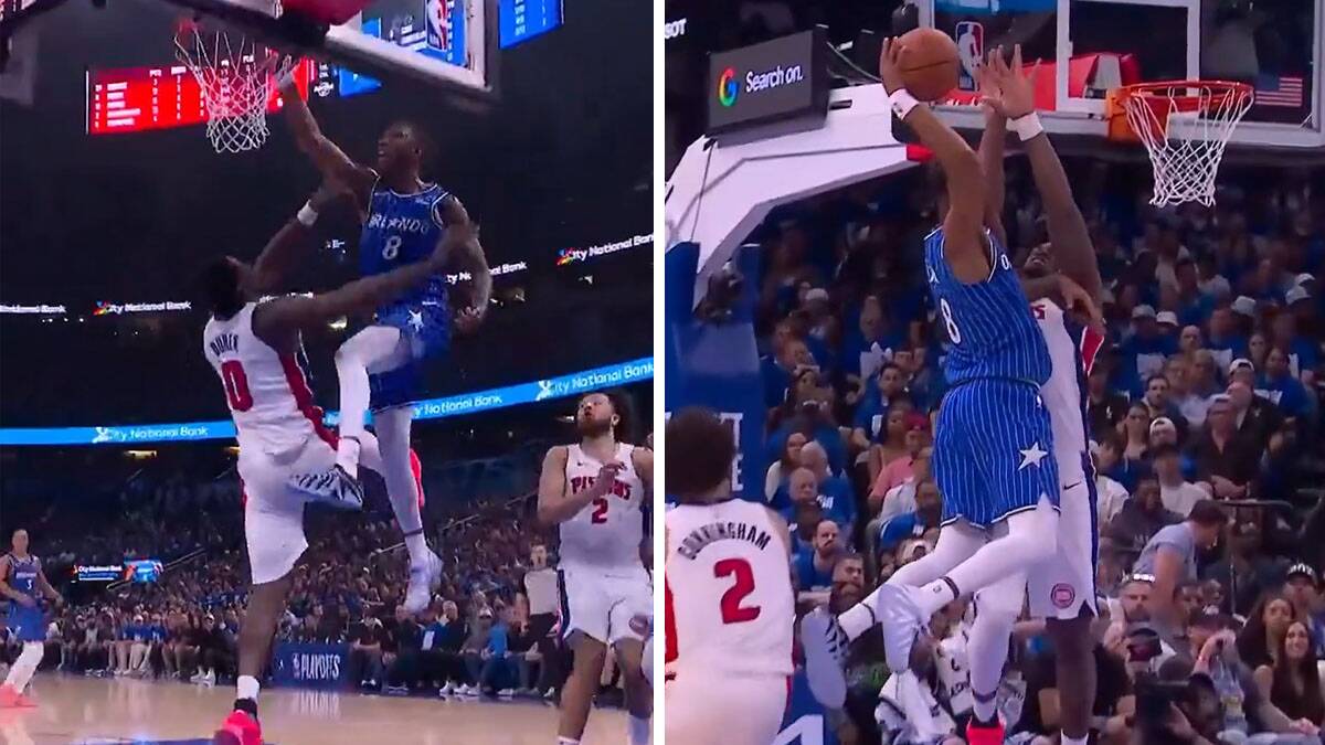 Zakucavanje sezone u NBA: Projurio kao brzi voz i preskočio centra