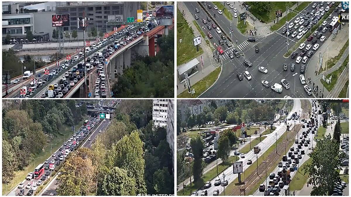 Velike gužve pred Prvi maj: Kilometarske kolone u Beogradu, ovde je najkritičnije