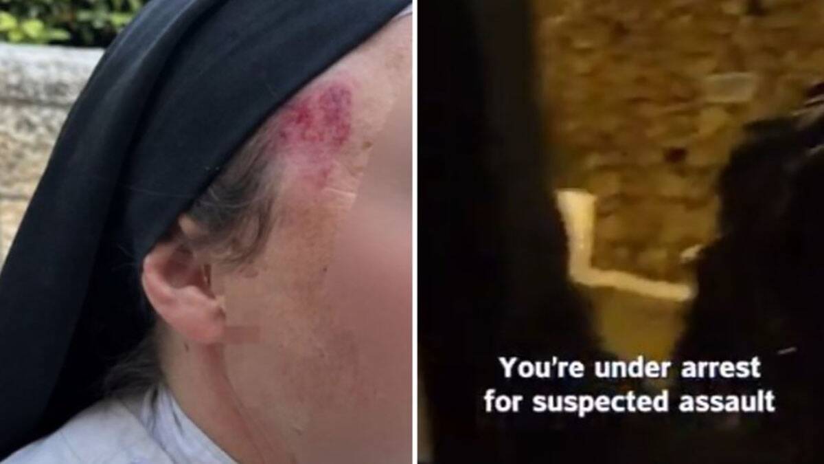 Brutalan napad na svetom mestu: Muškarac oborio časnu sestru, pa počeo da je šutira (Video)