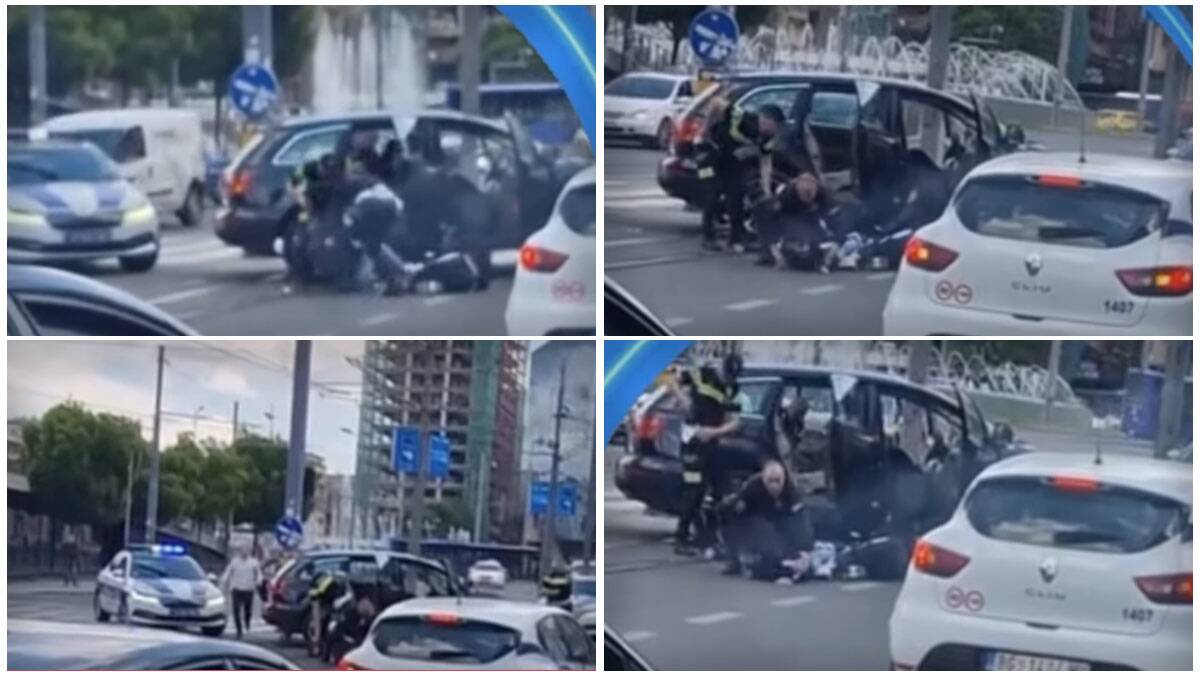 Ne zna se ko ima deblji dosije: Otkriven razlog filmskog hapšenja na Slaviji, policija presrela "audi" pun begunaca