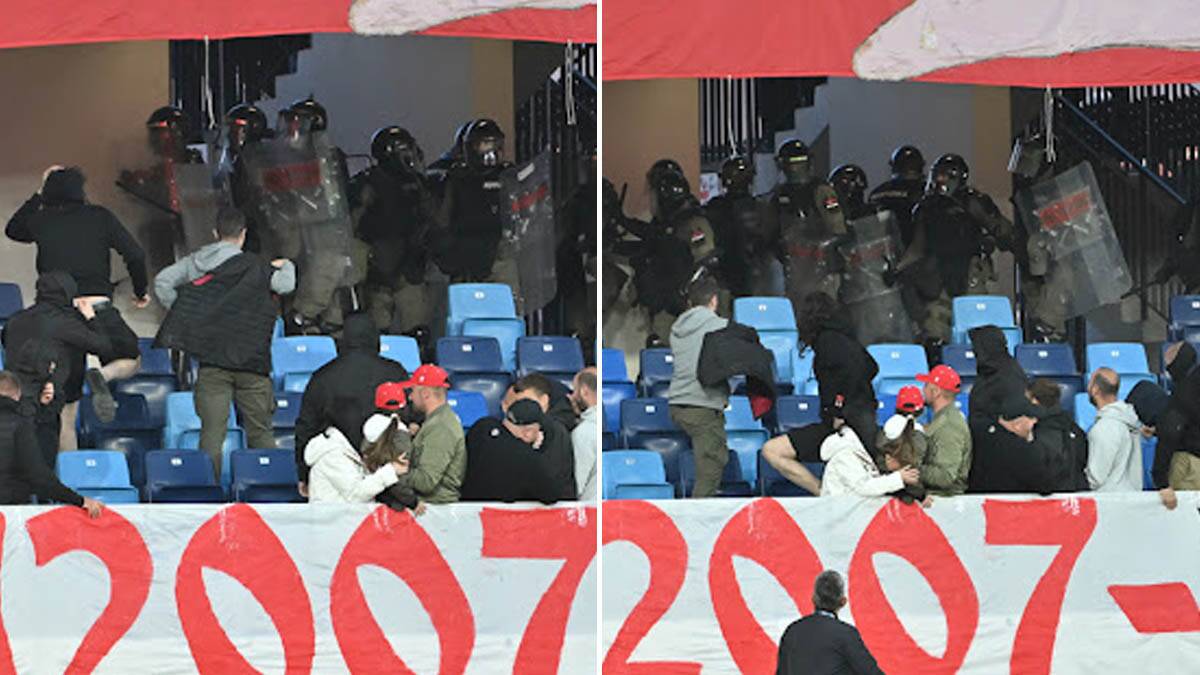 Tuča navijača Zvezde i policije na tribini: Potpuni haos na stadionu, bačen je i suzavac