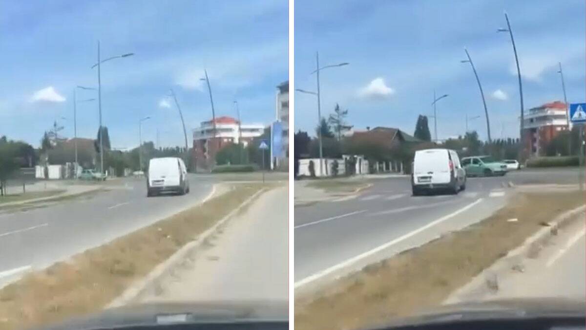 U Novom Sadu zabeležen još jedan snimak vožnje u kontrasmeru: Uleteo u kružni tok iz suprotnog pravca (Video)