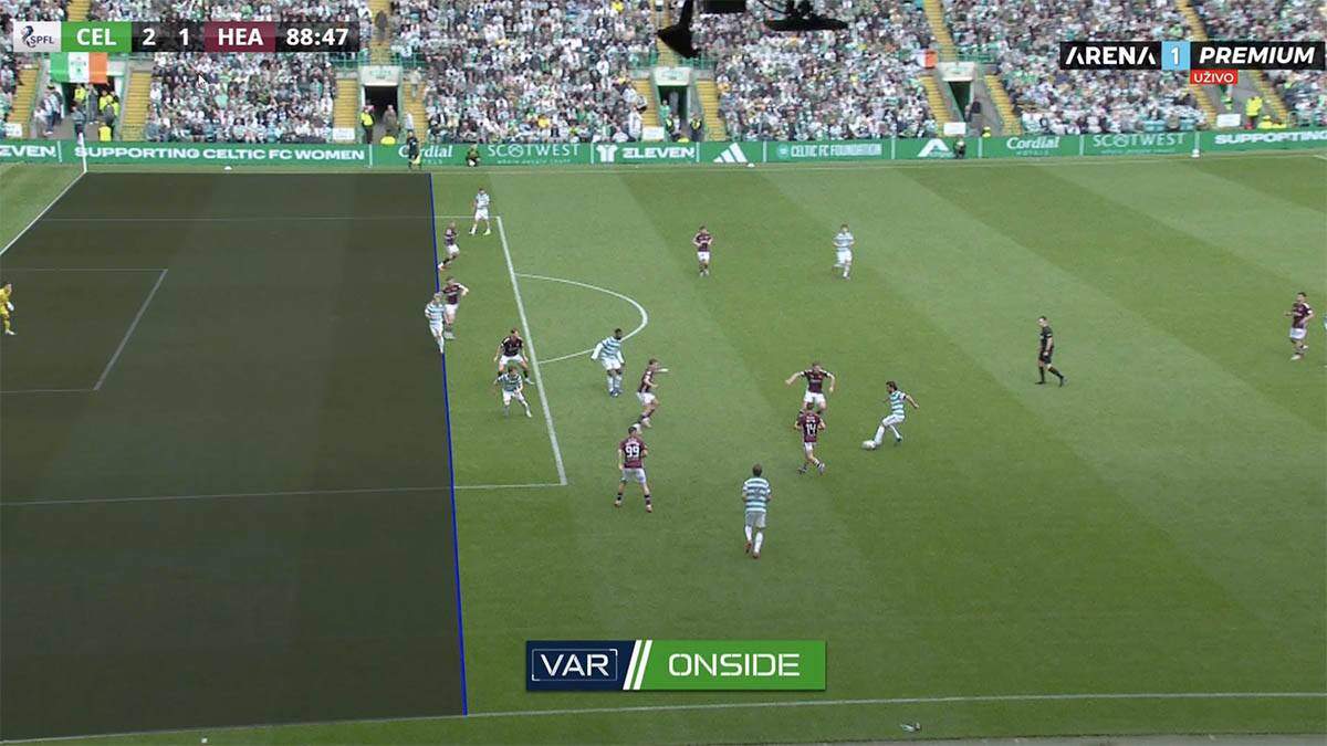Sporni gol u 88. minutu odlučio titulu u Škotskoj: Svi vide igrača u ofsajdu, zašto je VAR promenio odluku?