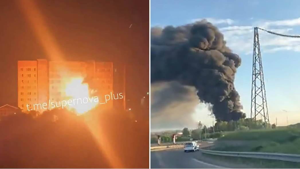 Ukrajinci izveli brutalan napad na Rusiju: Hitno zatvoren autoput za Moskvu, odjekuju snažne detonacije (Video)