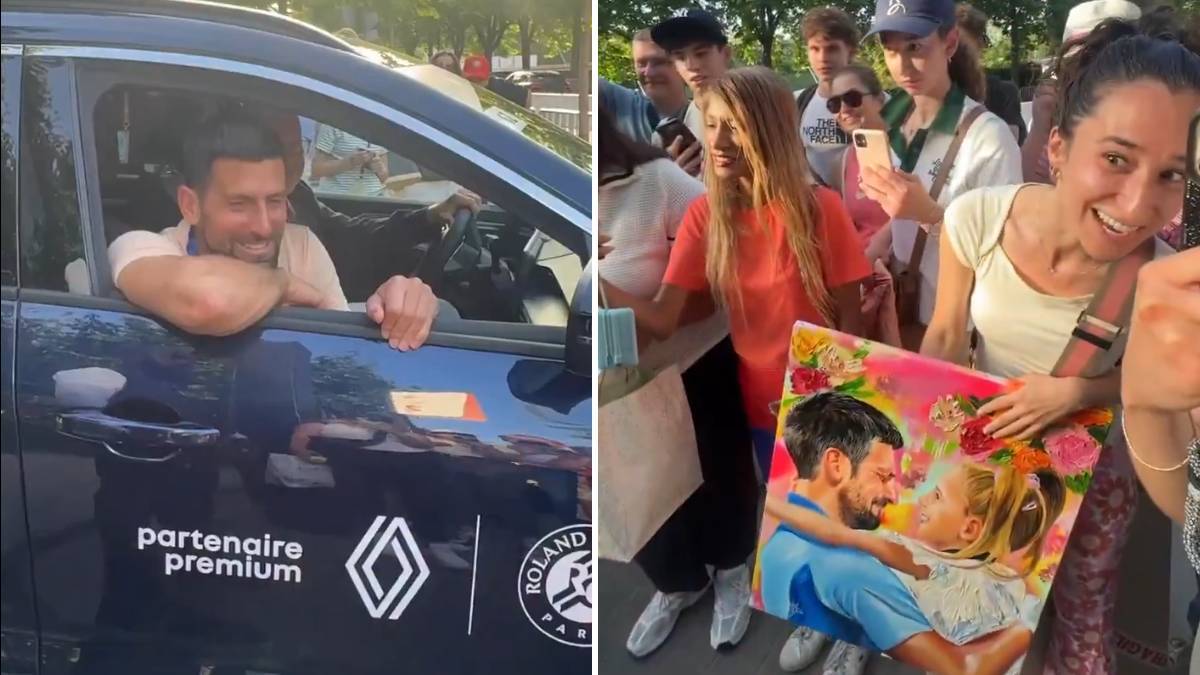 Novak izašao iz auta, pa ostao bez reči: Zbog posebnog poklona je odmah pozvao Taru