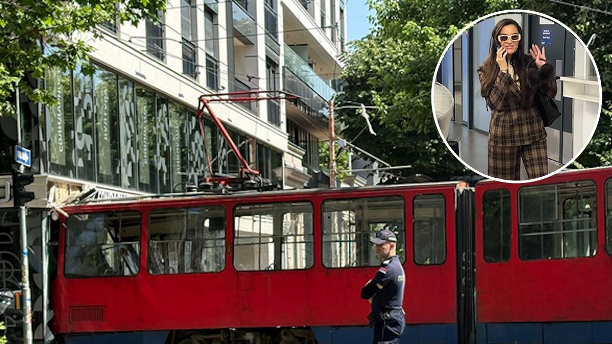Tramvaj se zakucao u zgradu u kojoj živi Tamara Milutinović: Kupila stan sa fudbalerom, a evo slika s lica mesta