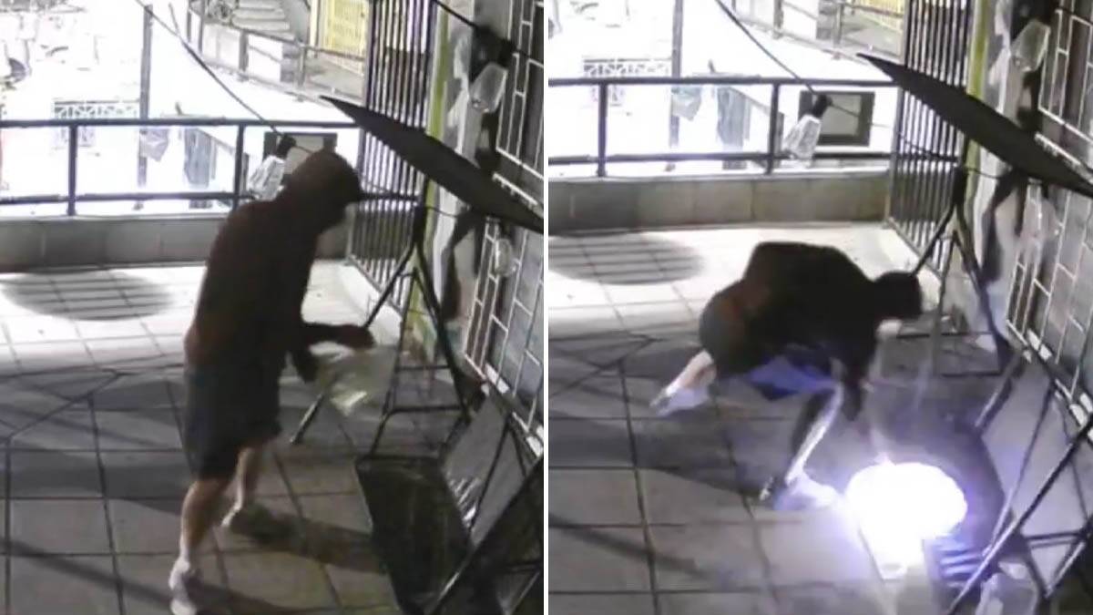 Pogledajte snimak paljenja kafića u Beogradu: Piroman pretio i granatom, sumnja se da je ovo motiv (Video)