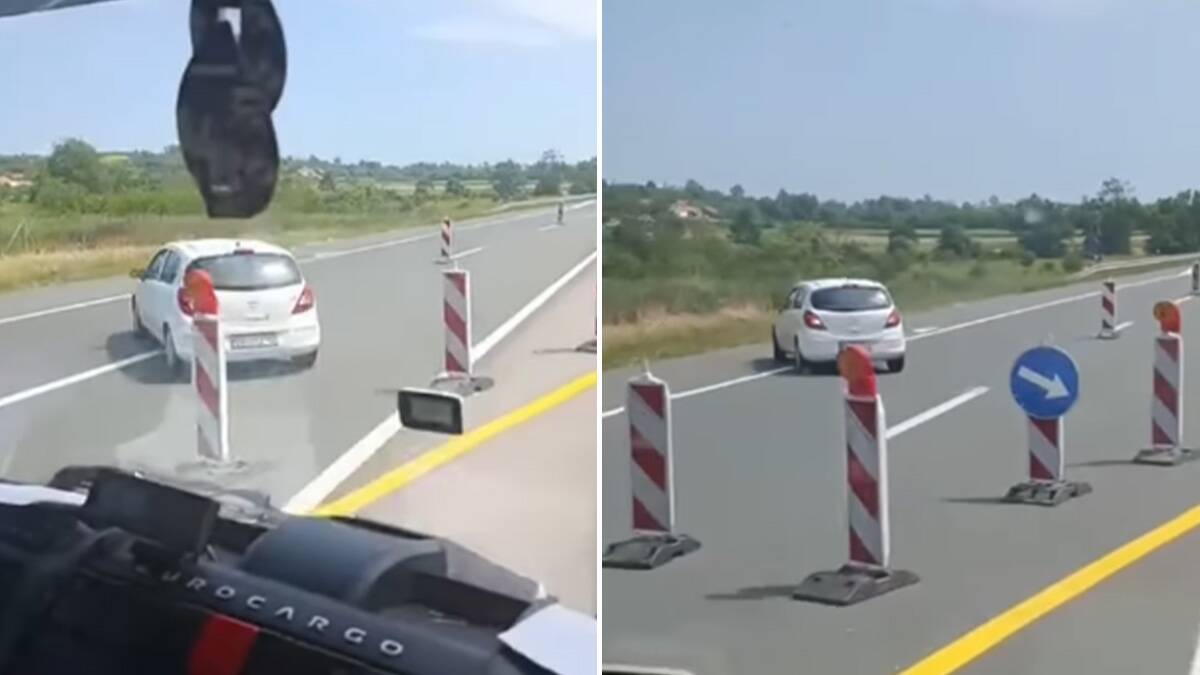 Shvatio da je pogrešio pa hitno odreagovao: Novi slučaj vožnje u kontrasmeru, pojavio se snimak